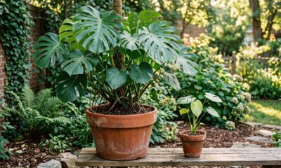 O tamanho do vaso pode decidir se a planta cresce com força ou fica estagnada mesmo recebendo água e cuidados