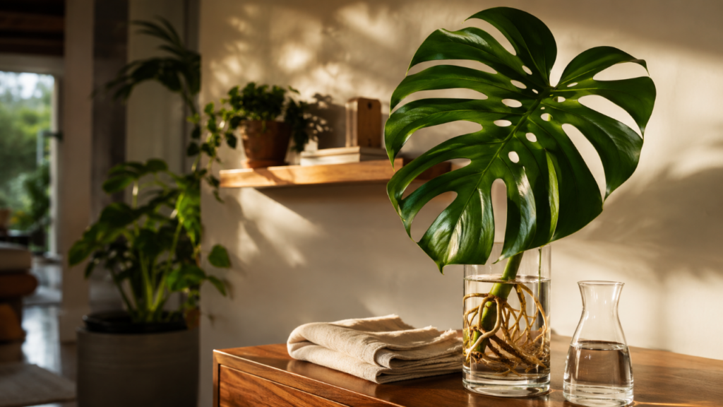 As plantas de interior que crescem na água e deixam qualquer canto da casa mais bonito sem esforço