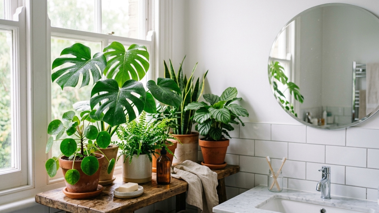 4 plantas lindas que adoram a umidade do banheiro e crescem na sombra