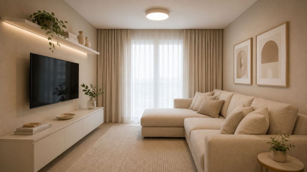 Diga adeus à sua sala de estar pequena: 4 ideias modernas para ganhar espaço e fazê-la parecer maior