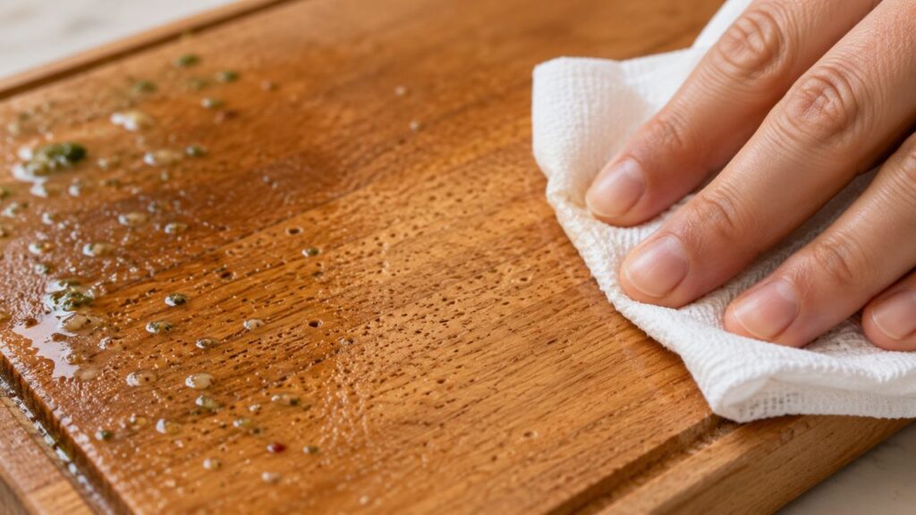 Nem bicarbonato de sódio, nem limão, nem detergente: como limpar tábuas de madeira para remover manchas e odores
