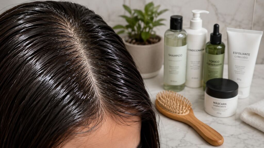 Como aplicar shampoo em cabelos oleosos para remover o máximo de oleosidade, segundo um especialista em química cosmética
