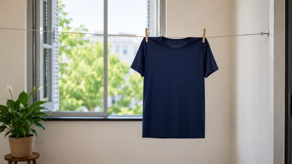 Se você usar essa técnica japonesa para pendurar roupas, tudo, desde as peças maiores até as menores, secará rapidamente