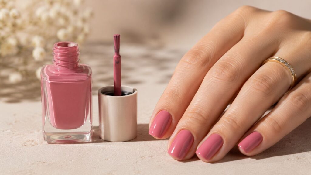 Qual cor de esmalte está substituindo o vermelho por rejuvenescer as mãos e ficar bem em todo mundo?