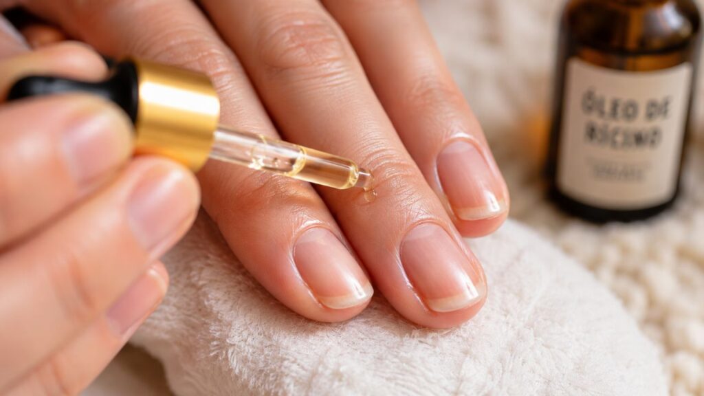 Óleo de rícino nas unhas antes de dormir: por que tantas pessoas estão retomando esse hábito?