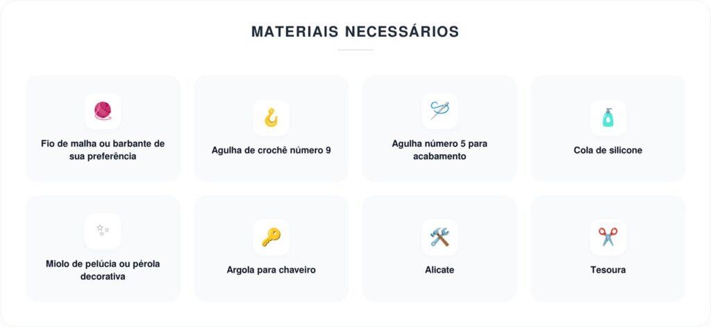 Aprenda a fazer um lindo chaveiro de flor de crochê em minutos