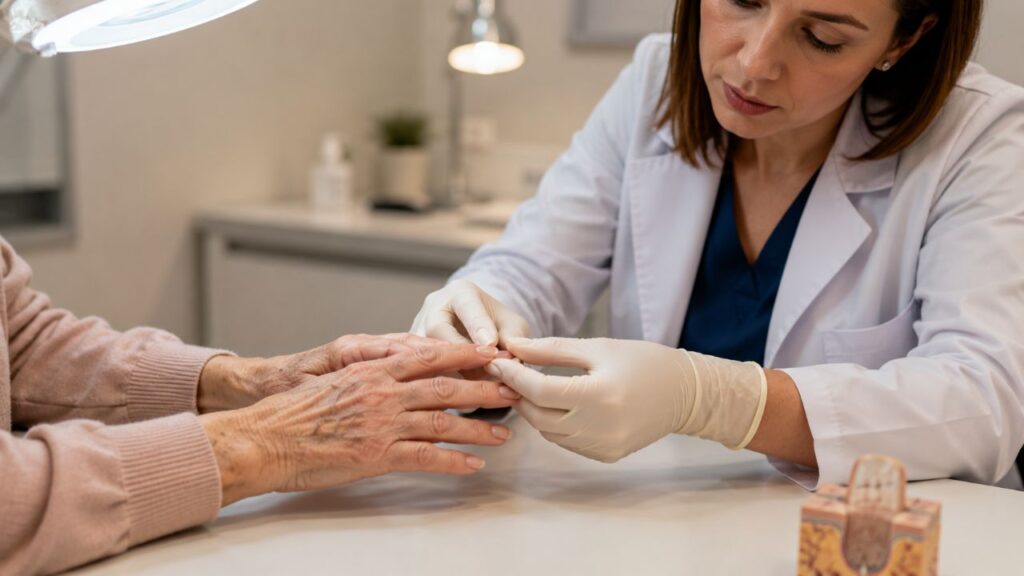 Alterações nas unhas em idosos como as unhas mudam com a idade