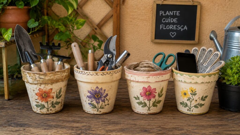 Se você tem vasos de flores antigos em casa, possui um tesouro ideias para reutilizá-los na cozinha e na varanda