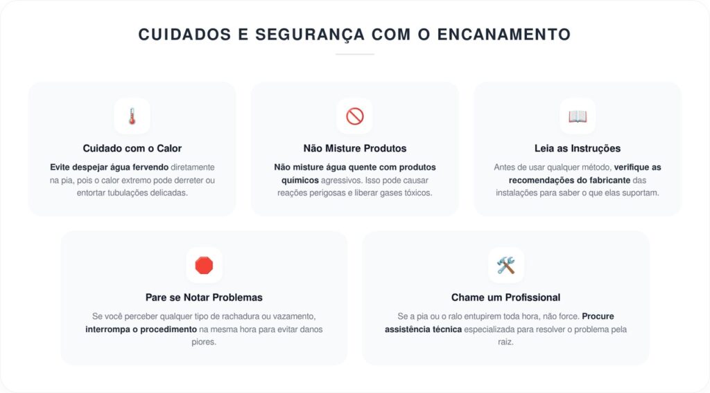 Jogar água quente no ralo uma vez por semana: para que serve e quando é recomendado