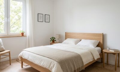 Cabeceira simples pode renovar o quarto com pouco material e sem precisar de reforma