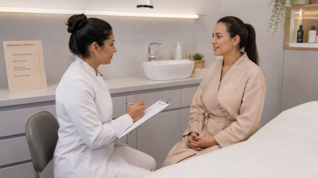Pernas pesadas e barriga inchada Veja como a massagem de drenagem linfática ajuda a eliminar líquidos e quando não é recomendada