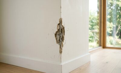 Como fazer acabamento em quina quebrada da parede e deixar o reparo invisível após a pintura