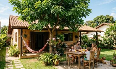 As 3 árvores que crescem rápido ajudam a fazer sombra e reduzir o calor ao redor da casa