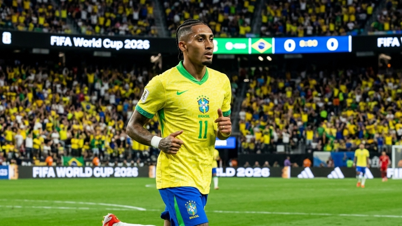 Raphinha sofre lesão muscular, mas segue com a Seleção na Copa do Mundo