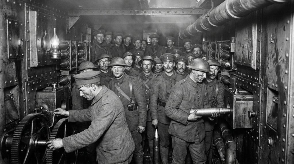 O gigante de guerra que transportava 30 soldados e enfrentava o maior desafio da Primeira Guerra