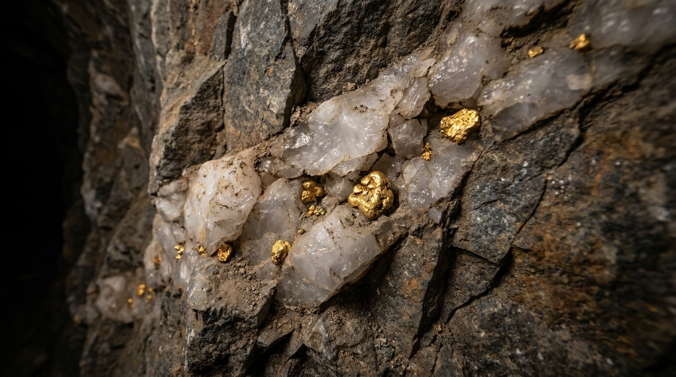 Geólogos levaram séculos para descobrir por que as pepitas de ouro se acumulam no quartzo, até que os terremotos trouxeram a resposta