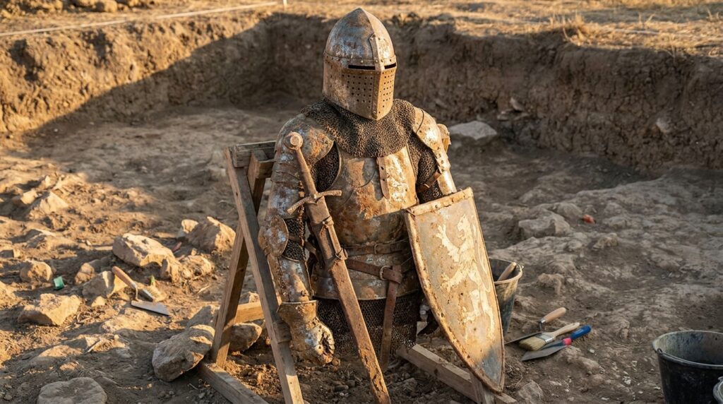 Cavaleiro medieval apelidado de "Lancelot de Gdańsk" reaparece após 700 anos