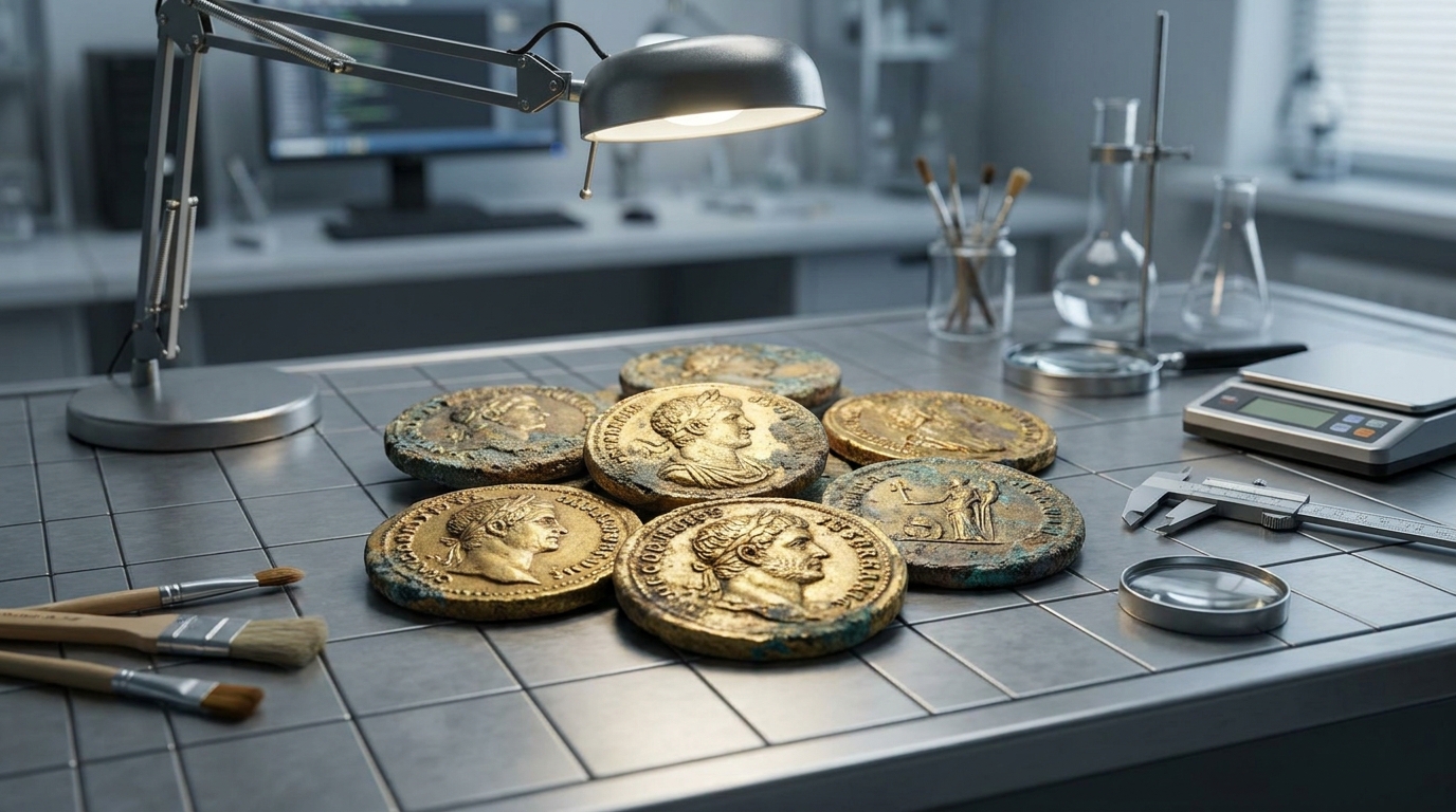 Após anos, arqueólogos identificaram um naufrágio carregado com centenas de moedas de ouro