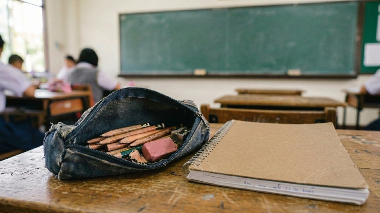 Materiais escolares que eram usados até o fim e hoje trazem lembranças da escola antiga