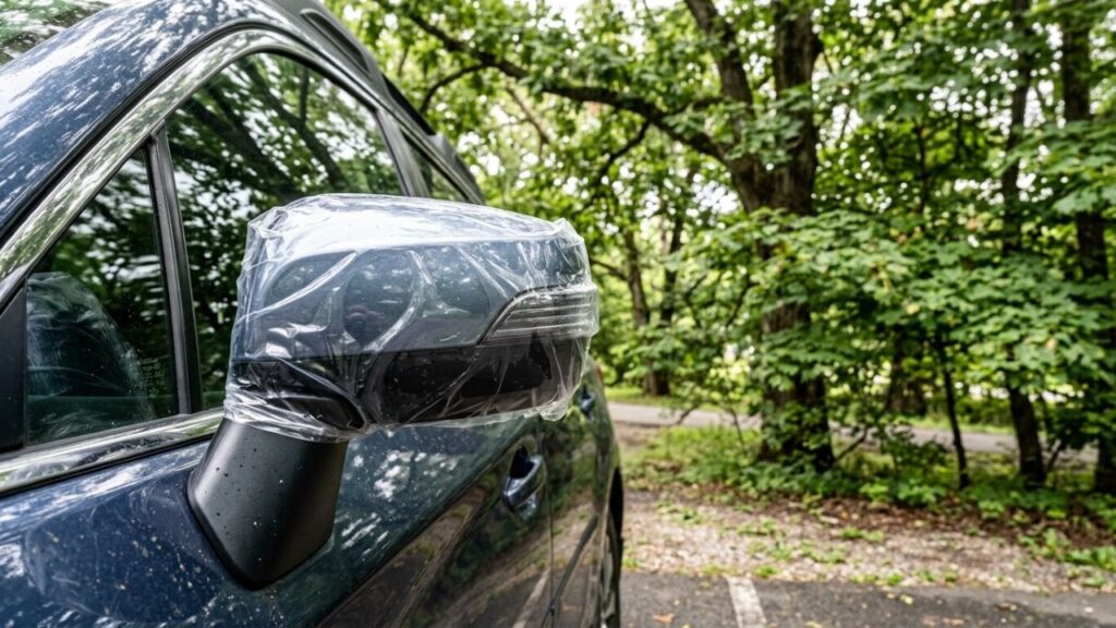 Saco plástico no retrovisor do carro: para que serve e por que alguns motoristas recomendam
