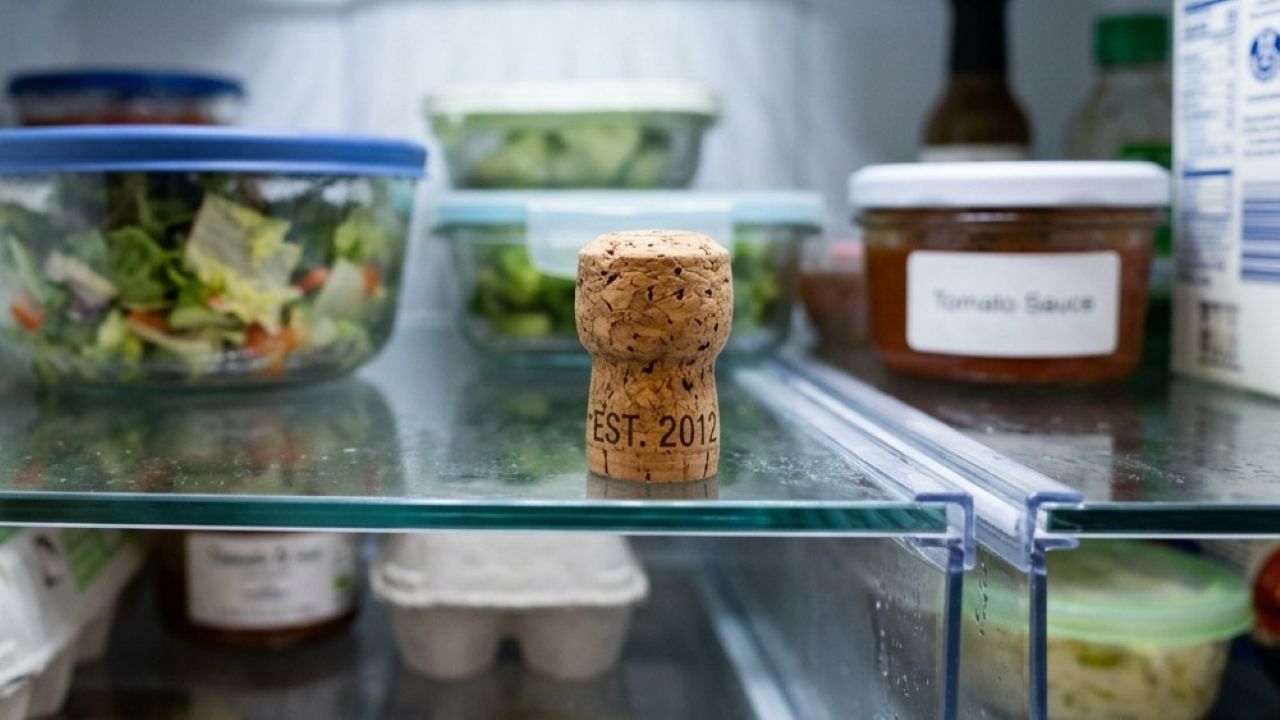 Coloque uma rolha de vinho na geladeira e veja como ela ajuda a resolver um problema comum em casa