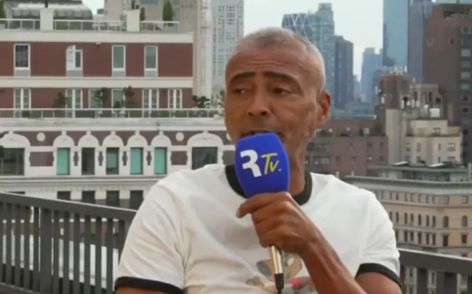 Romário manda recado a Fernanda Gentil após polêmica ao vivo: “Você tem meu respeito”