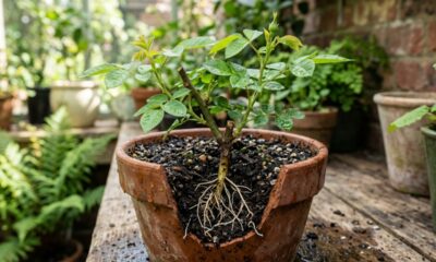 O método simples para fazer um galho de roseira criar raízes mais rápido e virar uma nova muda forte e saudável