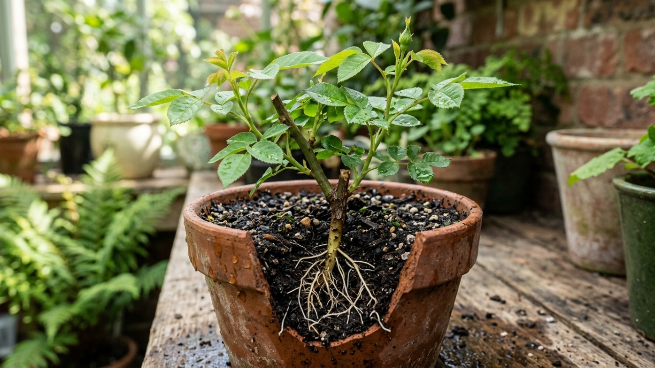 O método simples para fazer um galho de roseira criar raízes mais rápido e virar uma nova muda forte e saudável