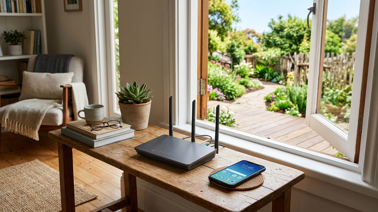 Mude esta posição hoje e faça o sinal do Wi-Fi chegar ao quintal