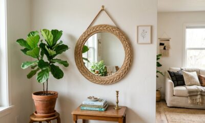Aprenda a fazer o espelho de sisal que virou febre na decoração boho chic