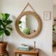 Aprenda a fazer o espelho de sisal que virou febre na decoração boho chic