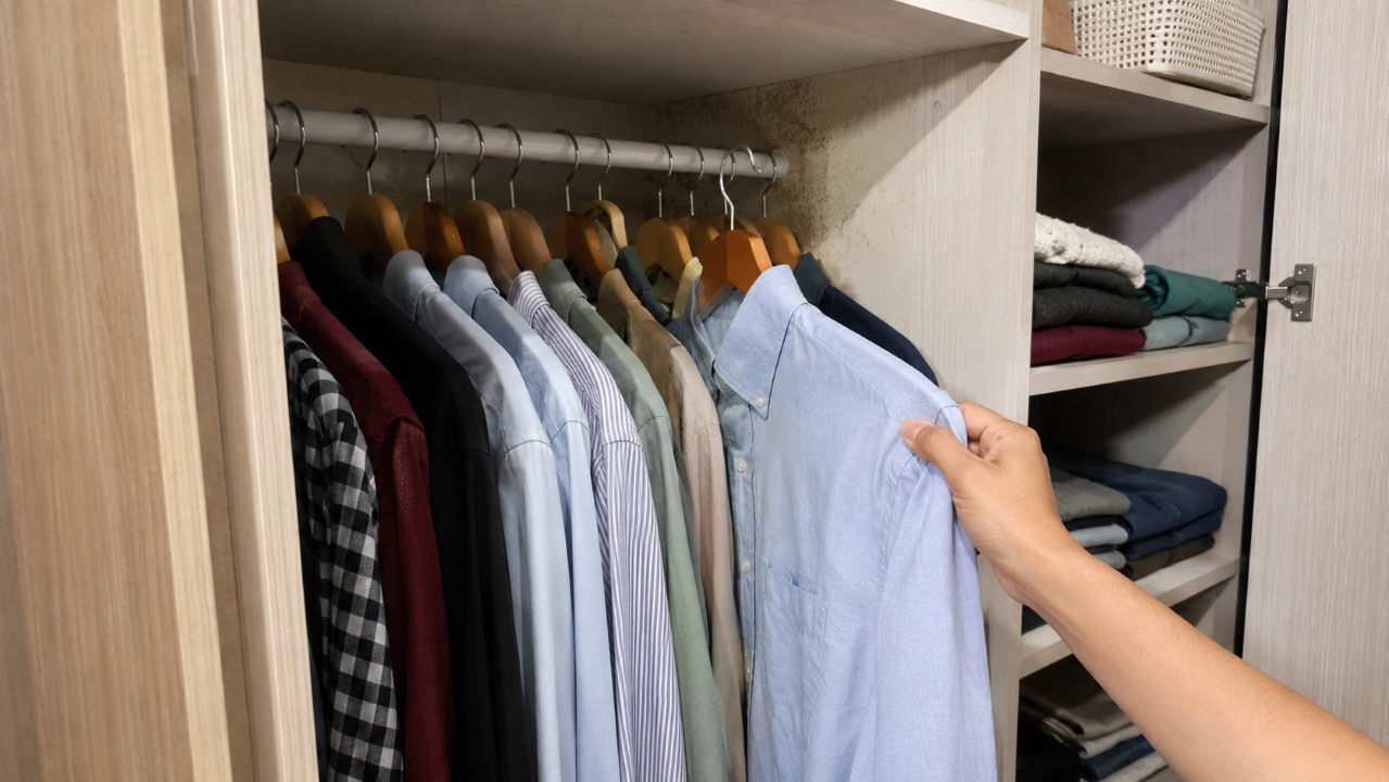 Roupas limpas com mau cheiro? O erro escondido no guarda-roupa que muita gente ignora