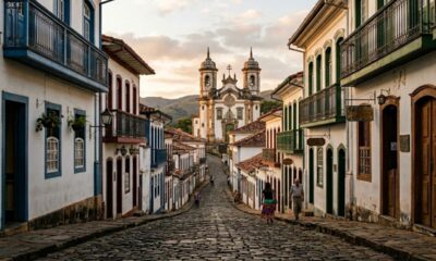 Com 400 quilos de ouro em uma igreja, essa cidade brasileira mantém 300 anos de história preservados e visitá-la é como uma viagem no tempo