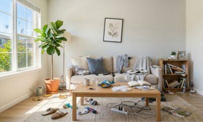Mais de 6 dicas para você seguir na hora de arrumar e limpar sua sala de estar, fazendo tudo em apenas uma tarde e sem esforço