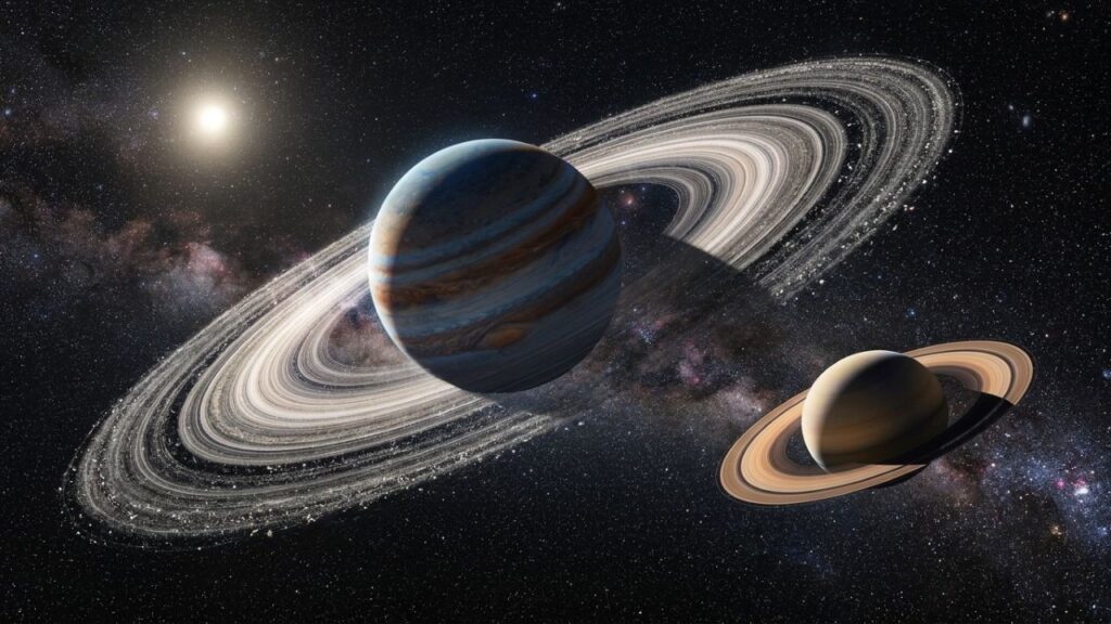 Estrela desaparece por 200 dias e cientistas descobrem possível planeta gigante com anéis