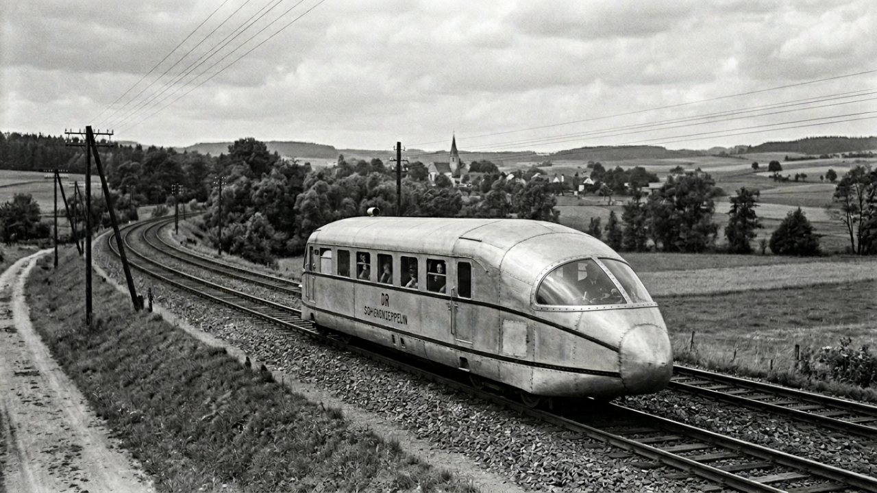 O trem com hélice que bateu recorde e surpreendeu a Alemanha em 1931
