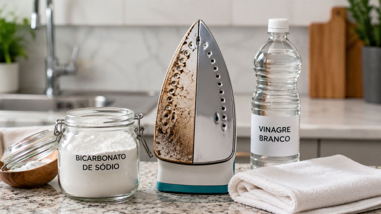 Sem água sanitária nem sabão como limpar manchas de ferro em 10 minutos com 3 ingredientes de cozinha