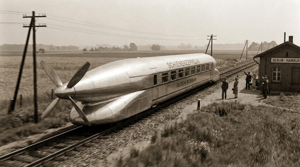 O trem com hélice que bateu recorde e surpreendeu a Alemanha em 1931