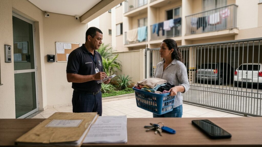 Mulher pendura roupas na varanda do apartamento para secar mais rápido, mas acaba virando briga entre moradores