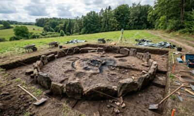 Uma grande descoberta na Alemanha. Encontraram vestígios de um antigo ritual