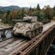 Mais de 80 anos após os combates, o lendário tanque aliado protagonizou uma travessia histórica desde a Segunda Guerra Mundial
