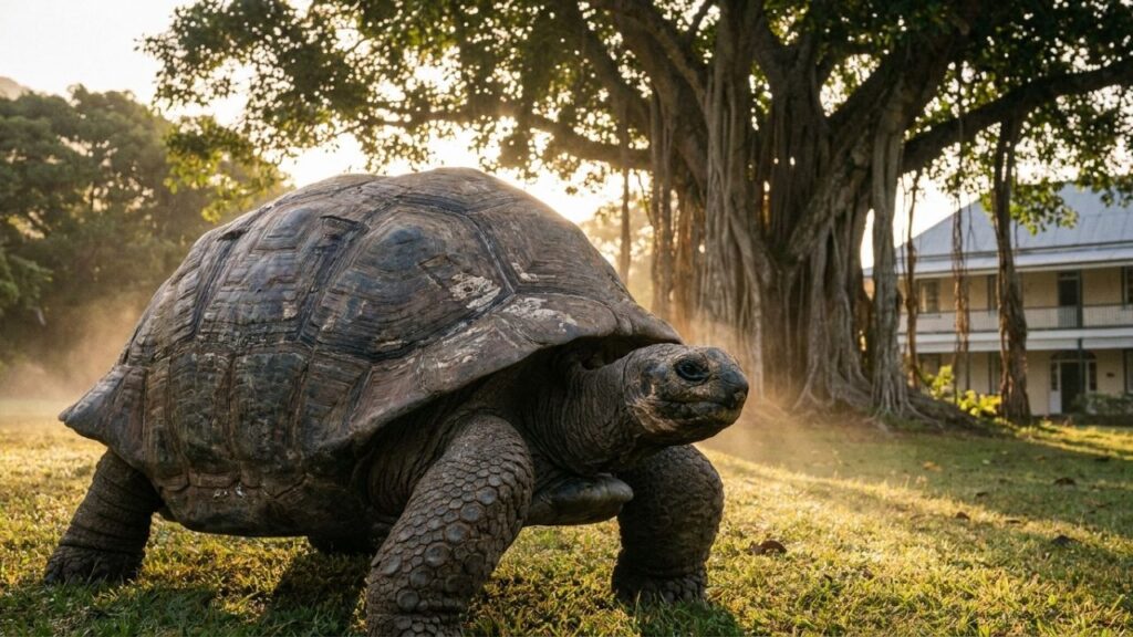 Tartaruga que viveu quase dois séculos desafia o tempo e deixa cientistas intrigados pela longevidade incomum