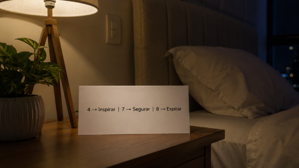 O truque de respiração que promete desacelerar a mente nas noites em que dormir parece impossível
