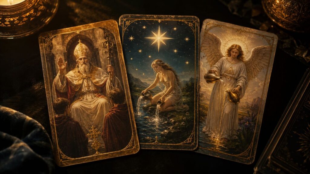 Cartas do tarot que indicam proteção contra perdas e ajudam a manter equilíbrio espiritual agora
