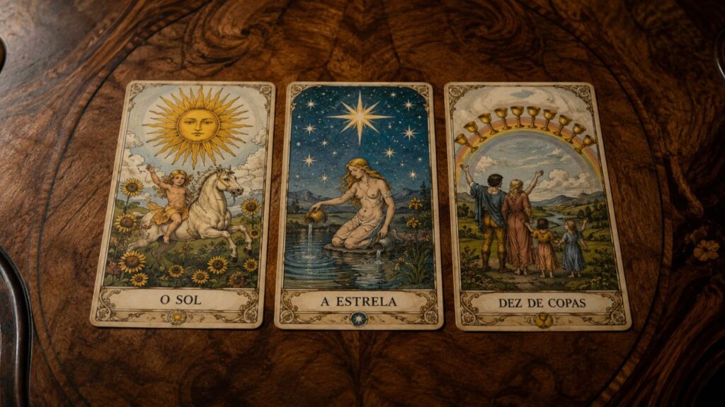 3 cartas do tarot que indicam sorte e oportunidades à vista em uma fase mais favorável