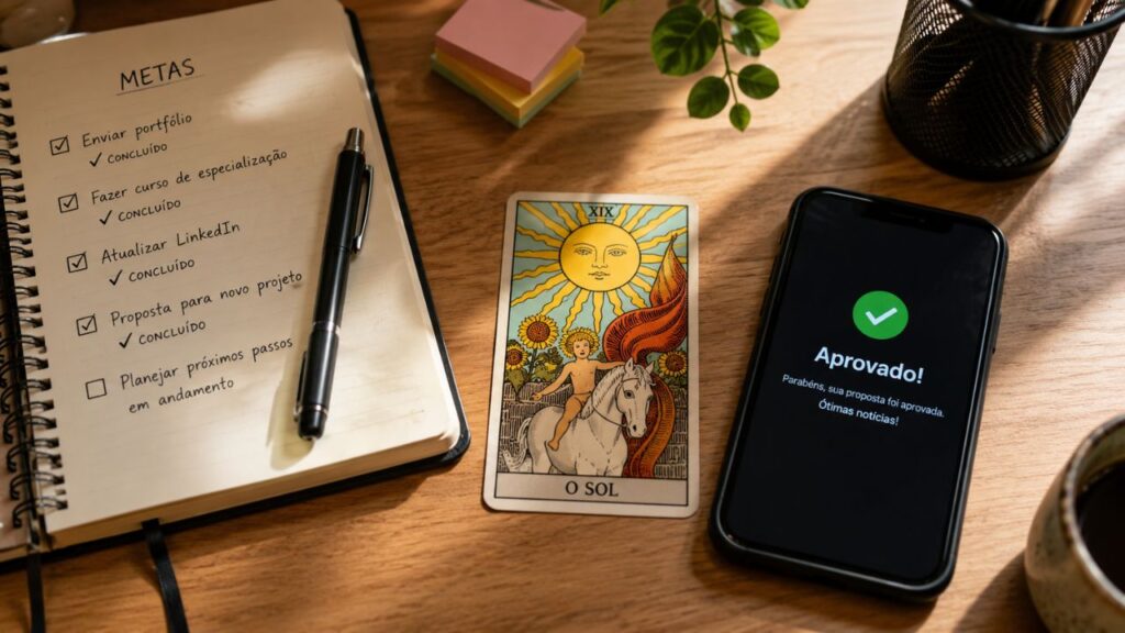 3 cartas do tarot que indicam sorte e oportunidades à vista em uma fase mais favorável