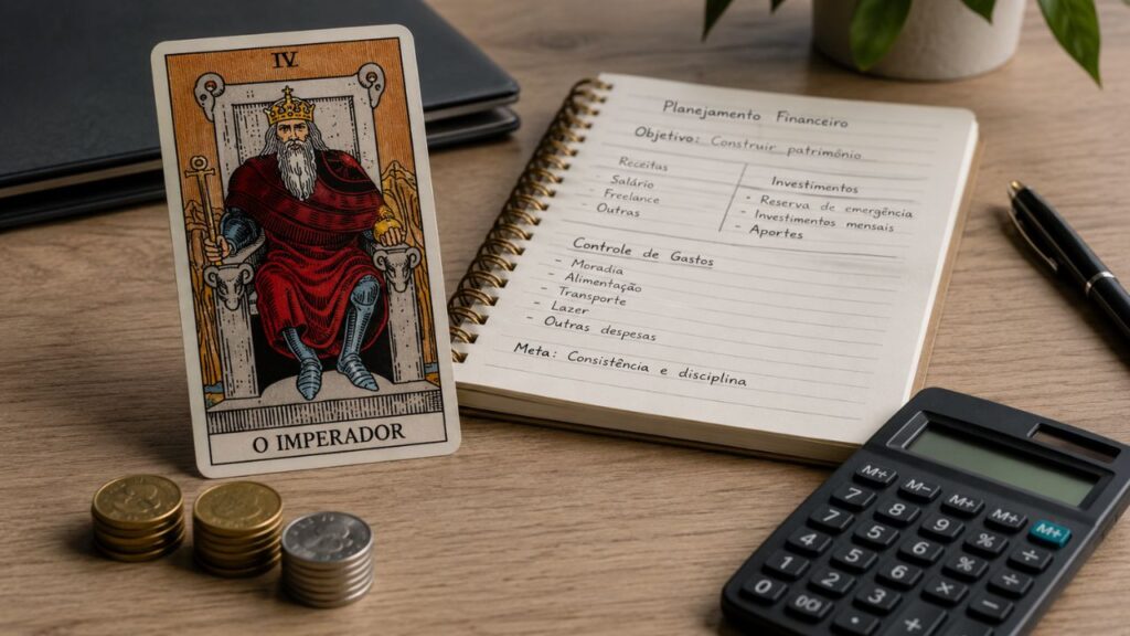 4 cartas do tarot que indicam crescimento financeiro gradual e construção de estabilidade