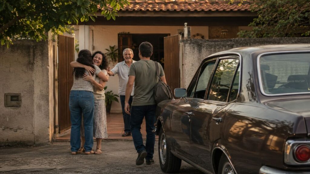 Visitar parentes aos domingos era um costume simples que fortalecia os vínculos familiares