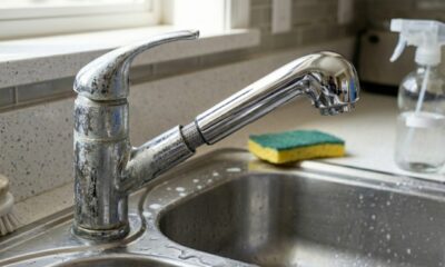 Como remover o calcário das torneiras e deixá-las brilhando como novas novamente