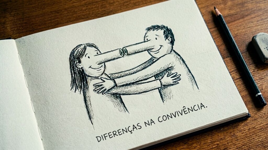 Provérbio africano do dia: “Dois amantes de nariz comprido têm dificuldade para...” Um ensinamento sobre aprender a conviver com as diferenças